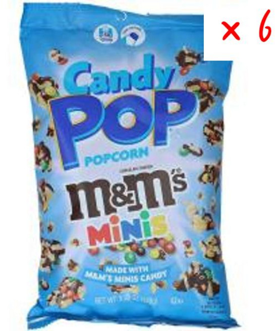 엠앤엠스 미니 캔디 팝 팝콘, 6개, 149g