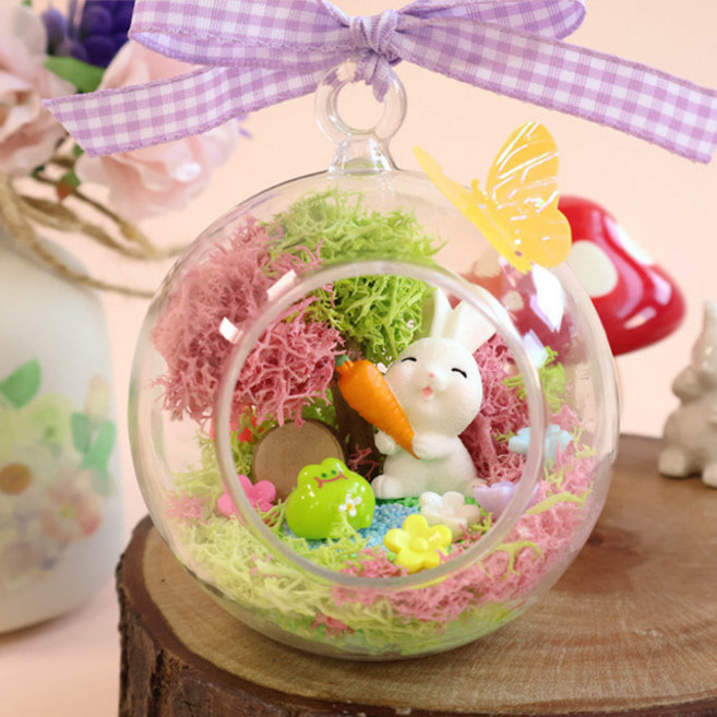 봄 숲 테라리움 만들기 5세트 인테리어소품 창의미술 만들기활동 만들기세트 미술수업 체험활동 diy, 1개