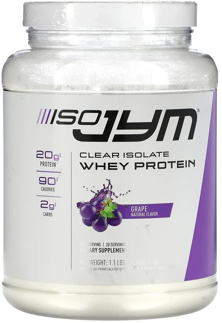 몸관리하세요 겨울입니다 JYM Supplement Science Clear Isolate 유청 단백질 포도 맛 18.3oz(1.1lb) 특별관리진행, JYMSupplementScienceClearIsola, 1개 - 쿠팡