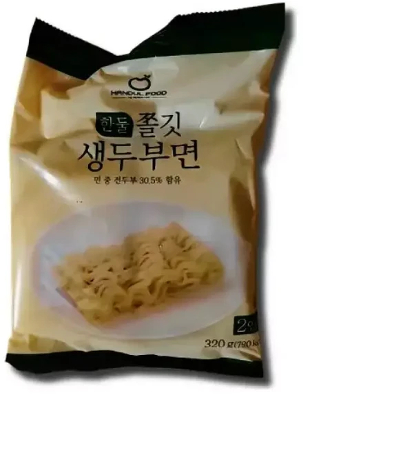 한둘 쫄깃 생두부면 세트 두부면 20개 + 들기름막국수소스 5개 + 비빔소스 10개 + 멸치맛스프 5개, 동의합니다., 1개
