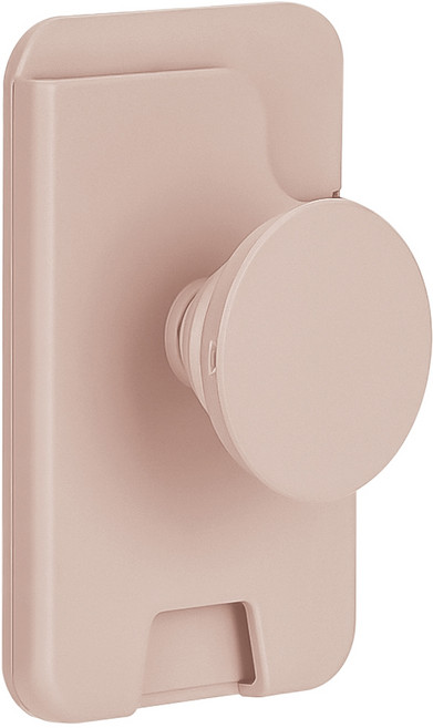 더조은셀러 맥세이프 스마트톡 카드 2장 지갑 스탠딩, 1개, 핑크