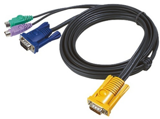 ATEN 에이텐 PS2 KVM 케이블 6m, 1개