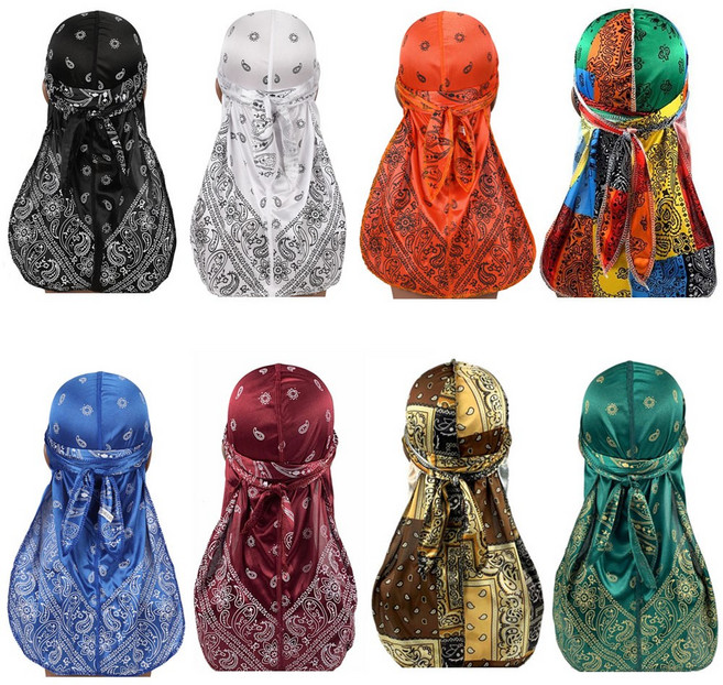 페이즐리 듀렉 반다나 남녀공용 힙합두건