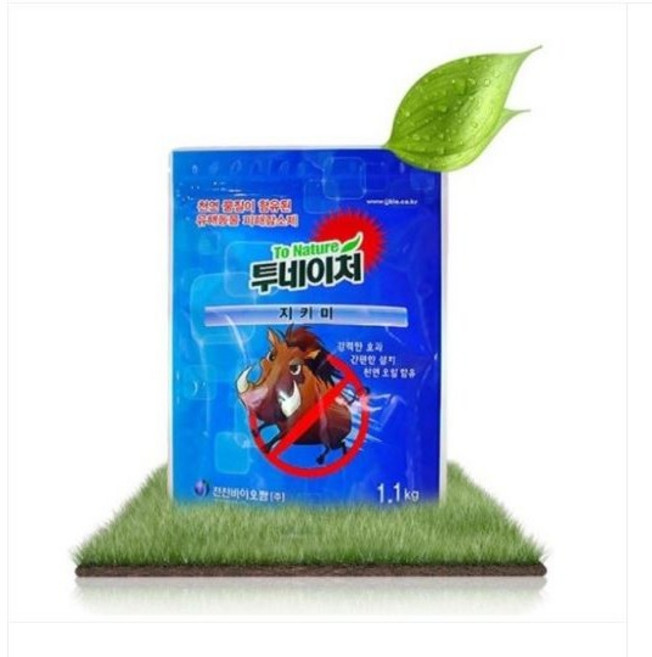 간편한 설치 멧돼지 고라니 퇴치제 노루 동물 기피제 야생동물 퇴치약, 1.1kg, 1박스
