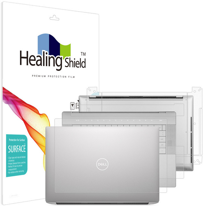힐링쉴드 델 XPS 16 9640 터치 무광 외부보호필름 3종세트, 1개