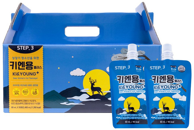 몸엔용 키엔용 플러스, 30개, 80ml