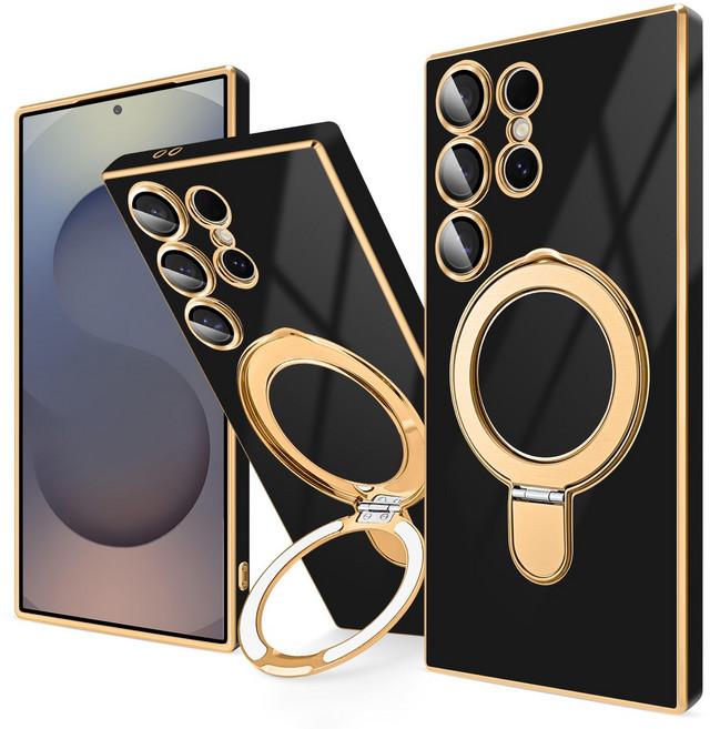 헤미션 갤럭시 S26/S25 시리즈 카메라 보호 맥세이프 거치대 케이스 렌즈 완전보호