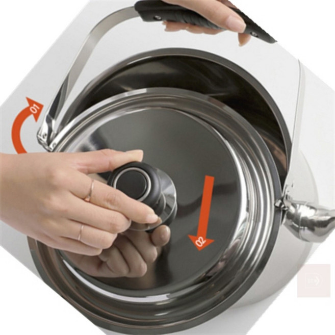 복단지 대용량 7L 보리차주전자 올스텐 인덕션주전자 스텐주전자7리터, 홈즈 클린 들통주전자 7L