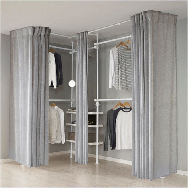 [왕자행거] 왕자 뉴드레스룸 코너형4폴_밀폐 타공선반_941_솔리드, 상세 설명 참조