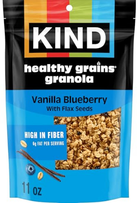 Kind Healthy Grains Granola Vani Kind Healthy Grains Granola Vanilla Blueberry Clusters with Flax, 6g, 1개