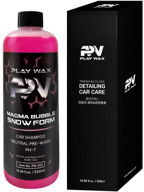 플레이왁스 playwax 마그마버블 고농축 카샴푸 + 계량컵, 500ml, 1개