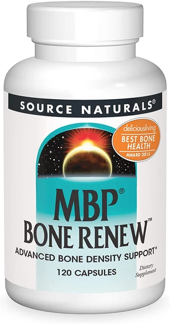 Source Naturals MBP Bone Renew 소스내츄럴스 엠비피 본 리뉴 유단백추출물 120캡슐, 120정, 1개 - 쿠팡