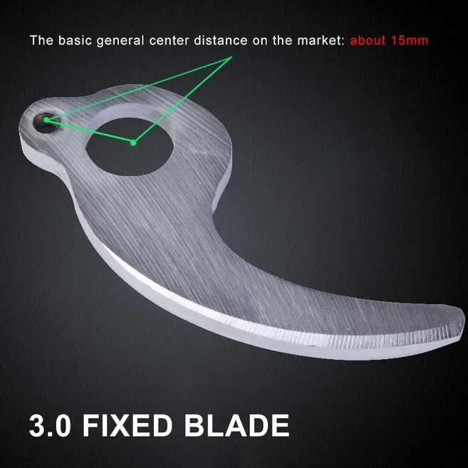 전기 가지 치기 가위 교체 블레이드 25/30/40mm 절단 직경 SK5 고 탄소강 블레이드 지점 꽃 덤불 트리밍, 30mm B 1pc, 1개