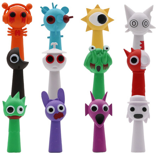 스프런키 sprunki 피규어 호러버전 12종 D250117, 12개