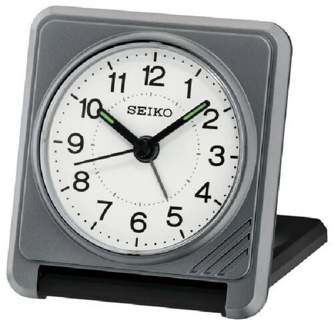 SEIKO 세이코 QQ638S [알람시계 자명종 전자음 스누즈 라이트 음량조절 기능 실버컬러], 상품명참조 - 쿠팡