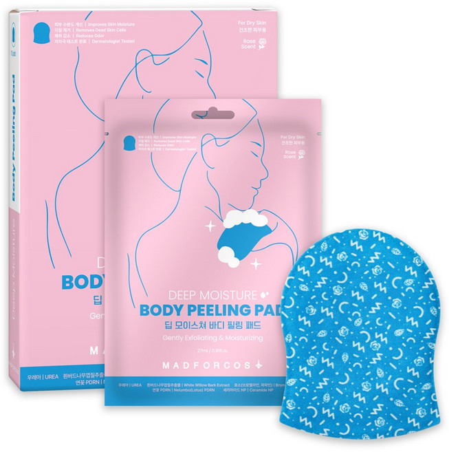 매드포코스 딥 모이스처 바디필링패드 10p, 1개, 27ml
