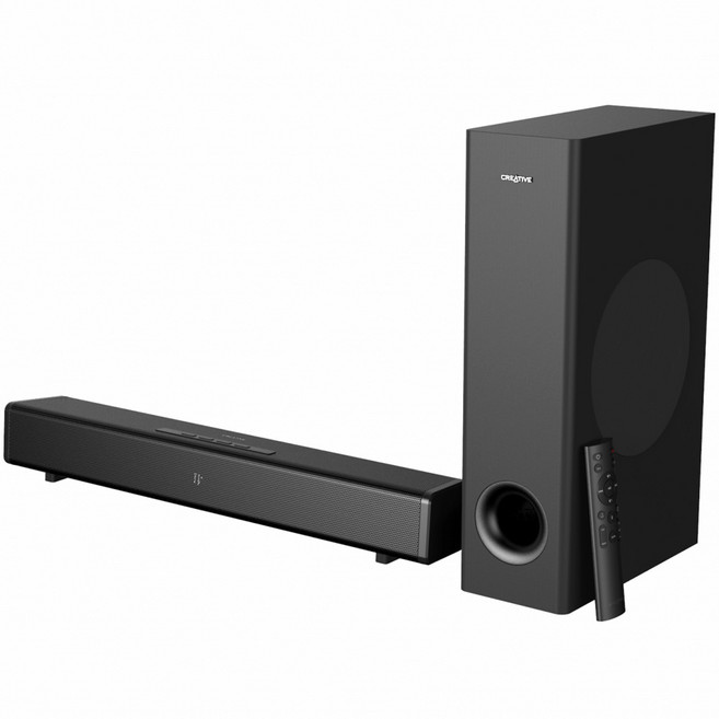 CREATIVE STAGE 360 HDMI ARC DOLBY ATMOS OPTICAL 2.1채널 리모컨 블루투스 유무선 사운드바