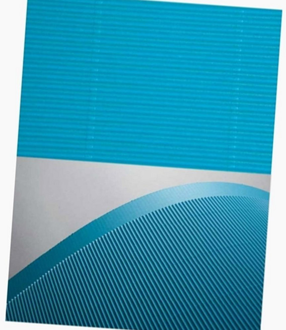 (올핀) 두성 크라프트 색골판지 4절 C29 하늘색 / 280g - 봉 (10개입)