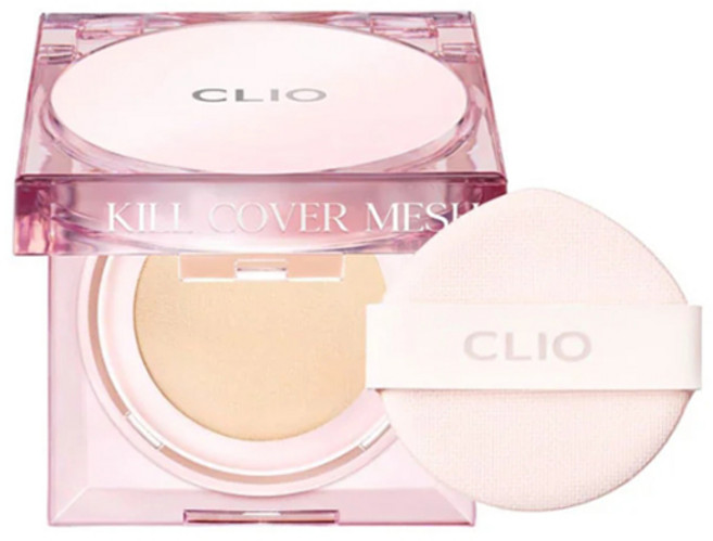 CLIO Kill Cover Mesh Glow Cushion 氣墊粉餅, GINGER 正裝加補充, 1個