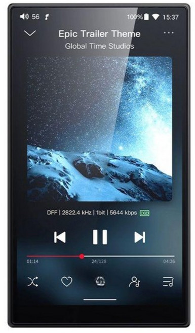 피오 FiiO M21 뮤직플레이어 안드로이드 무손실 고음질, 공식 표준 구성, 블랙, 3gb+32gb