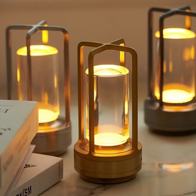 라이프아도너 포근한공간 무선 Led 블리스 인테리어 침실 조명 무드등, Gold