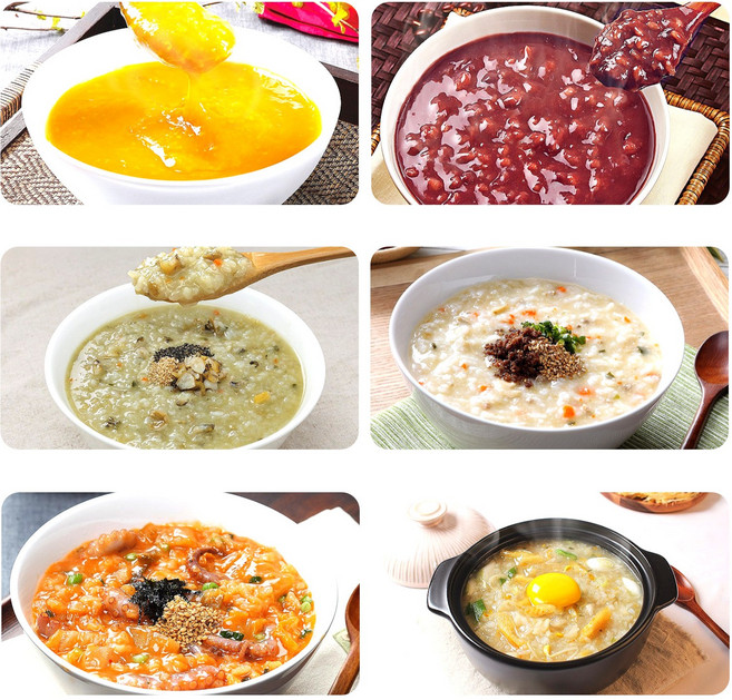 프리미엄 즉석죽500g 6팩 호박죽 팥죽 참전복죽 한우소고기죽 낙지김치죽 황태죽, 500g
