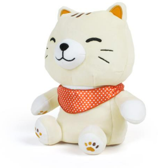 야옹이 우드커버 / 동물 커버 캐릭터 헤드커버 우드 카바 골프채 커버 클럽커버 헤드카바, BEIGE, 1개