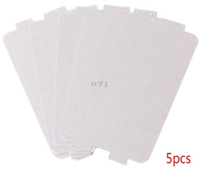 호환 Midea Dropship 용 5Pcs 전자 레인지 운모 플레이트 시트 두꺼운 교체 부품 107x64mm, 한개옵션0