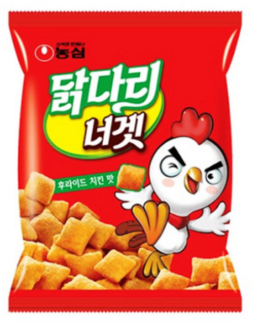 농심닭다리 너겟 후라이드 치킨맛, 130g, 6개
