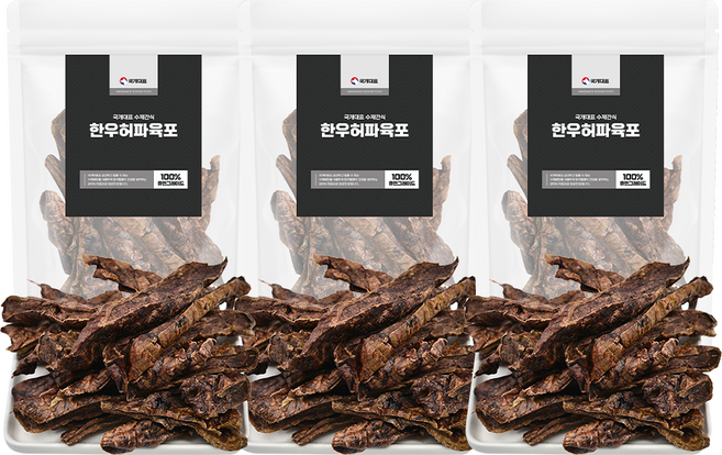 국내생산 한우 허파 비타민 풍부 피로회복과 눈 건강에 좋은 바삭한 식감 강아지수제간식, 50g, 3개, 한우허파