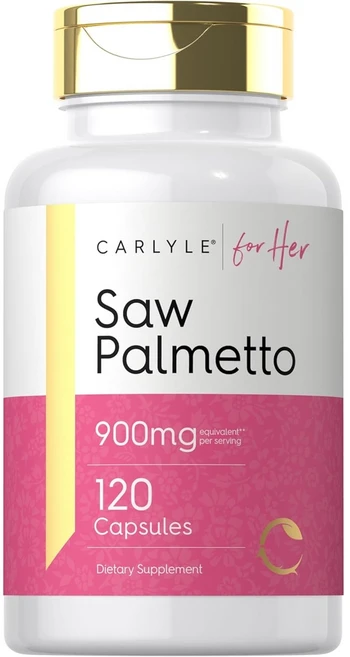 쏘 팔메토 10배 추출 900mg 고함량 120캡슐 고용량 미국산 Saw Palmetto, 1개, 120정 - 쿠팡