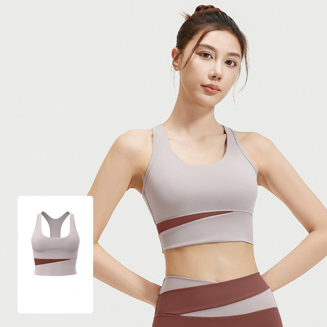 AOKADA 스포츠 노와이어 브라 브라탑 운동 캡내장 런닝 탑나시 브라나시