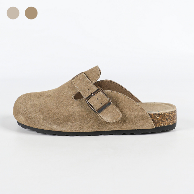 페조 여성 슬리펴 발편한 쿠션 뮬 천연가죽 PZSLLT 078