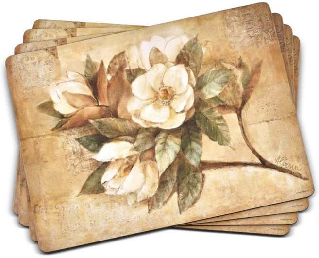 핌퍼넬 Sugar Magnolia 컬렉션 식탁매트 플레이스매트 4개 세트