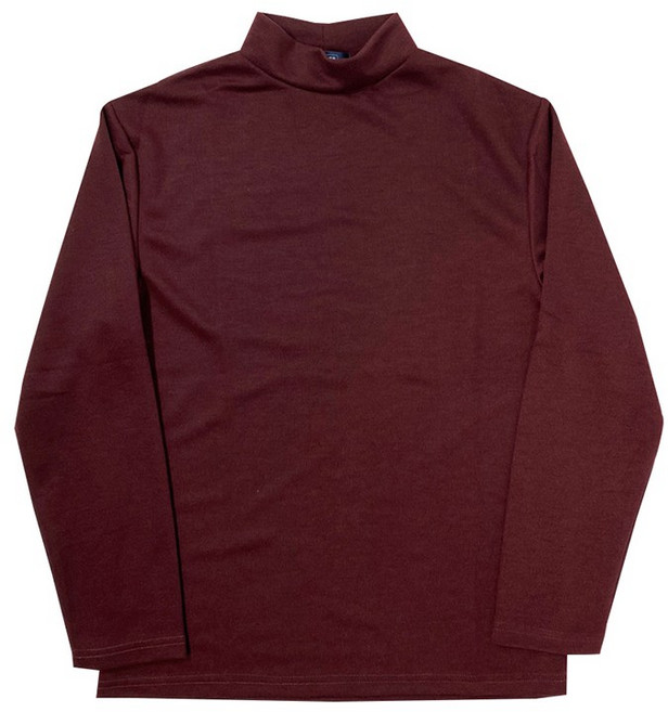 남성 반폴라 니트 반목폴라 티