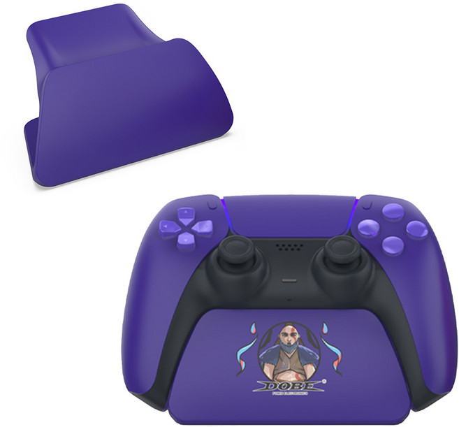 PS5 듀얼센스 거치대 컴팩트핏, 1개, 퍼플