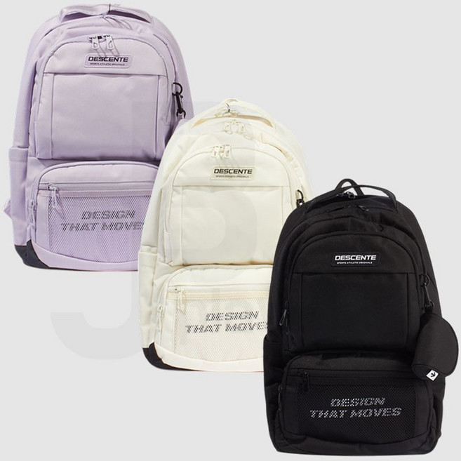 데상트 공용 에이블 22L 신학기 백팩 가방 SP123UBP13, 블랙/FREE