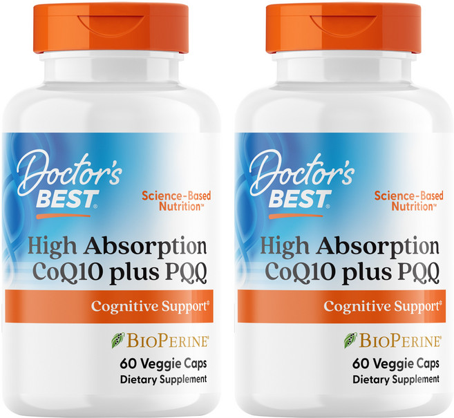 닥터스베스트 하이 앱솔션 CoQ10 플러스 PQQ 베지 캡, 2개