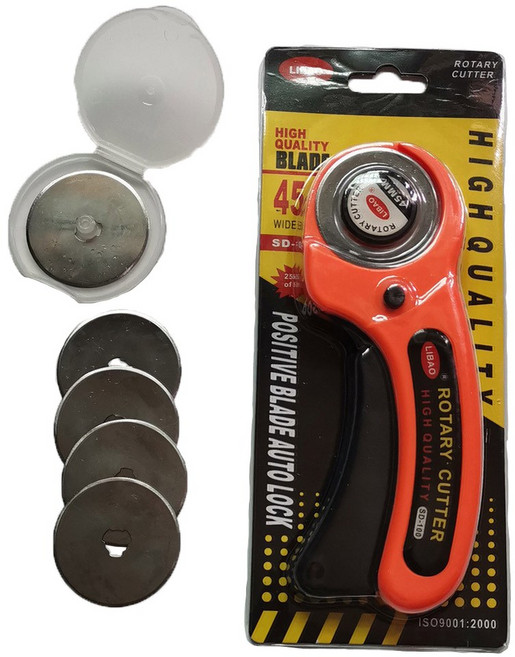 종이 택배 박스 커터 쇼핑몰 에어캡 자르기 절삭 원형칼 롤러커터, 1개, 단일