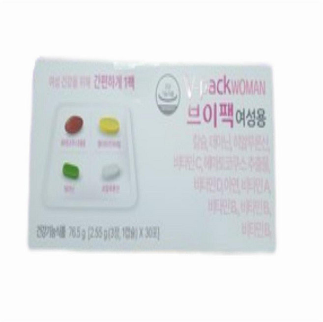 안국약품 브이팩 여성용, 30회분, 12개