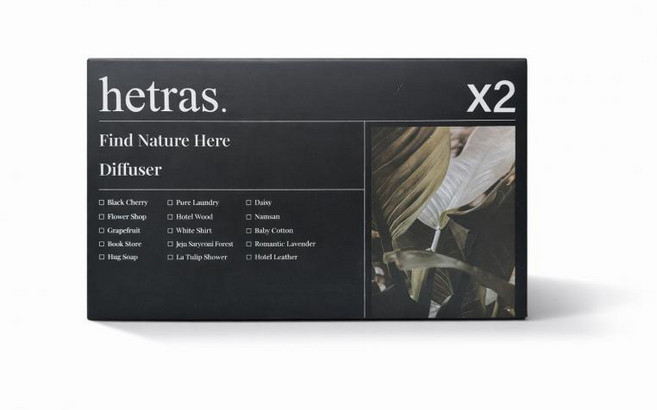 hetras. 室內香氛擴香組 居家香氛、除臭清新空氣, 2個, 500ml, DAISY