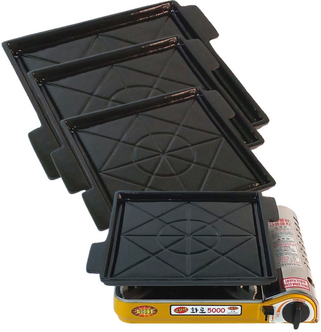 삼겹살 오리구이 주물 무쇠 맥반석 로스판 중, 대 2-3인용, 1개