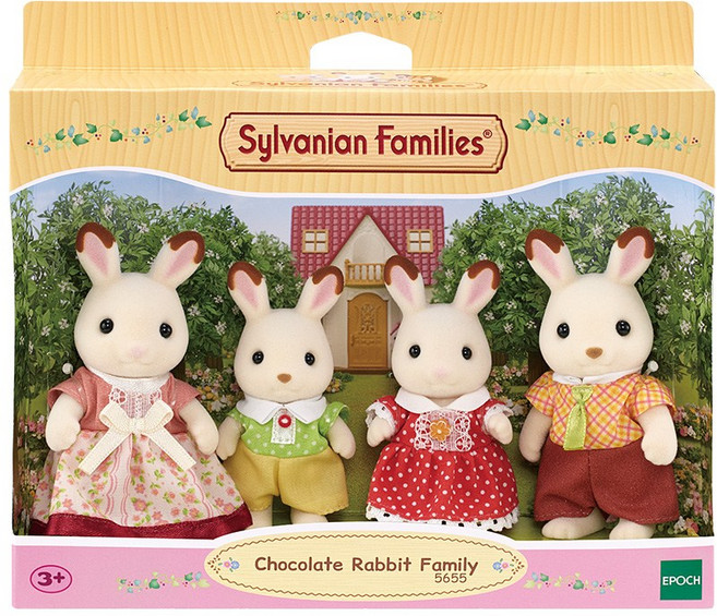 실바니안패밀리 초콜릿토끼 가족 피규어, 1개