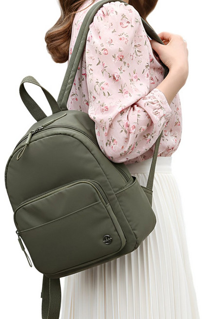 듀엘라 나일론 미니 백팩 여성 여행용 나일론 방수 가벼운 데일리 여자 경량 배낭