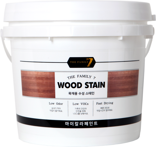 마이칼라 수성스테인 04L 목재 방부목 데크 우드페인트 내외부용 오일스테인, 백색, 1개, 4L