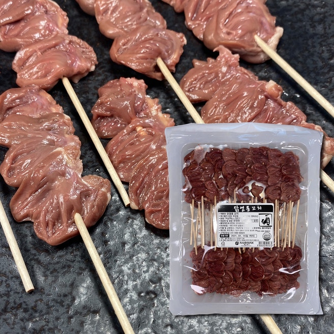 프레쉬맥스 닭염통 꼬치 1Kg 덴마크산, 1개