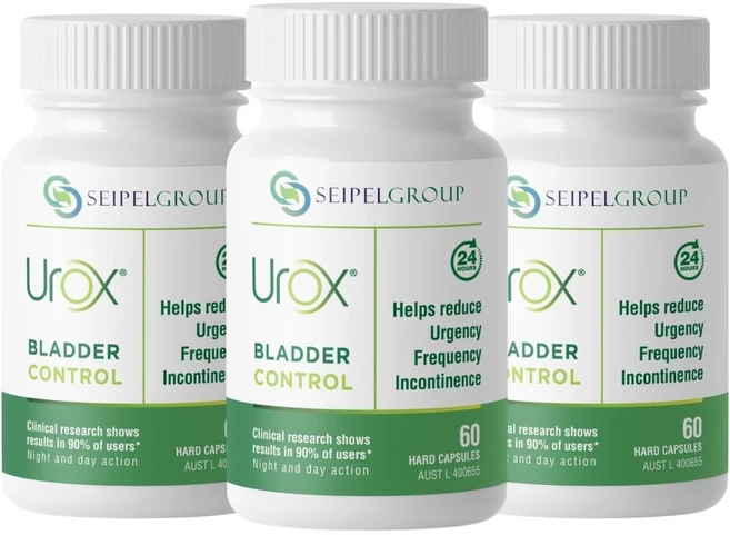 Urox 유록스 방광 조절 보충제 요실금 야뇨 방광건강 Seipel Group 180정 3개, 60정 - 쿠팡