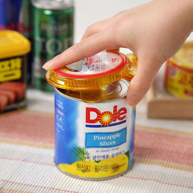 안전캔따개-캔 깡통 통조림 오프너 캔따개 참치캔, 홍그니 안전캔따개