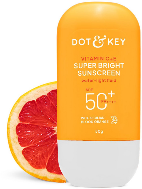 DOT & KEY Vitamin C + E Super Bright Sunscreen Spf 50 In-Vivo Tested For All Skin Types|, 1개, 50g
