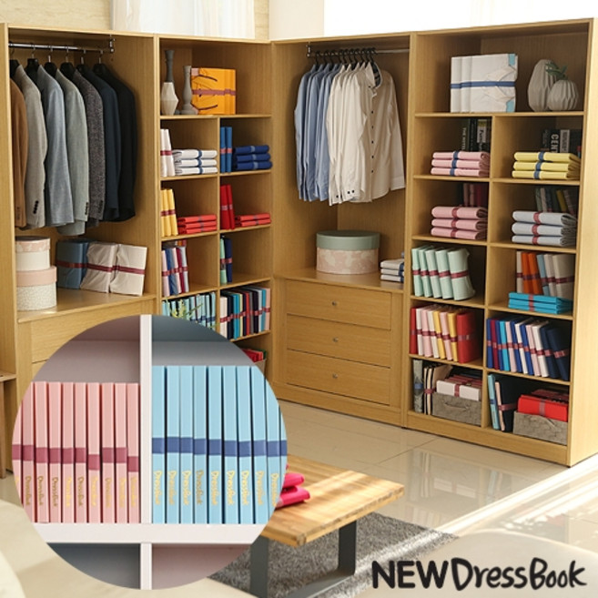 [옷 정리] 정리가 쉬워지는 뉴 드레스북, L, 10개